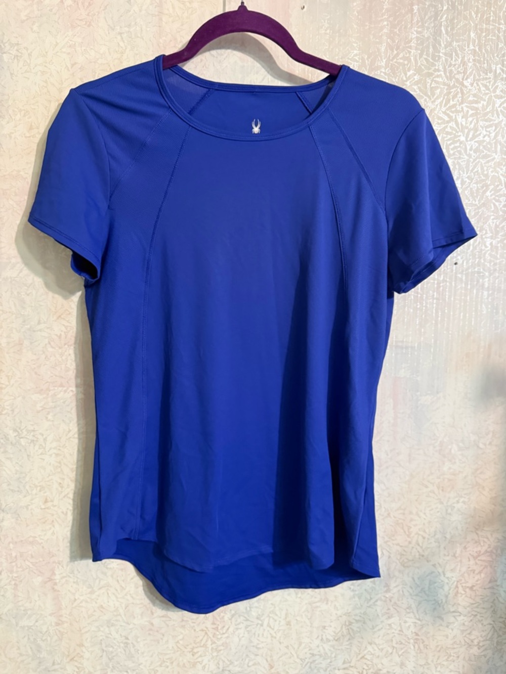 Spyder Active Women's Crewneck Short Sleeve Tee, Perennial Blue, Size M